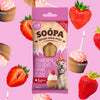 Bâtonnets dentaires fraise & crème de coco pour chien – Soopa