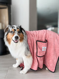 Serviette microfibre à poches pour chien & chat