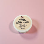 Couvercle crème du pot vu du dessus