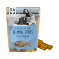 Sachet SANA bleu Salmon Strips et lamelles séchées