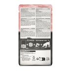 Verso du sachet de topper Belcando Mastercraft dinde & persil avec la composition