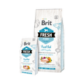 Grand et petit sacs blancs à bandeau turquoise Fresh Fish