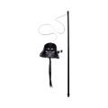 Canne à pêche pour chat Dark Vador Star Wars Cerdá avec son casque en tissu au bout de la ficelle