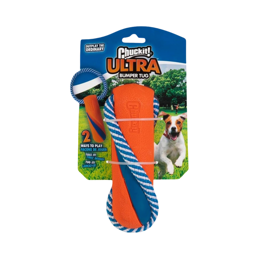 Boudin orange et bleu avec corde, sous emballage Ultra Bumper Tug