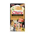 Étui Ciao Churu Luxury Chicken Recipe with Wagyu Beef, 4 tubes