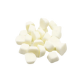 Petits cubes blancs empilés en vrac