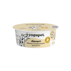 Pot fermé à étiquette beige avec croix dorée