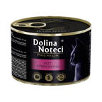 Filets de dinde pour chat Dolina Noteci – boîte de 185 g