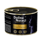 Filets de poulet pour chat Dolina Noteci – boîte de 185 g