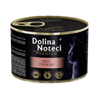 Filets de saumon pour chat Dolina Noteci – boîte de 185 g