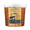 Seau transparent Fresco rempli de bouchées orangées