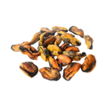 Tas de moules séchées entières dans leur coquille