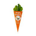 Cornet carotte Happy Bonbons orange et vert