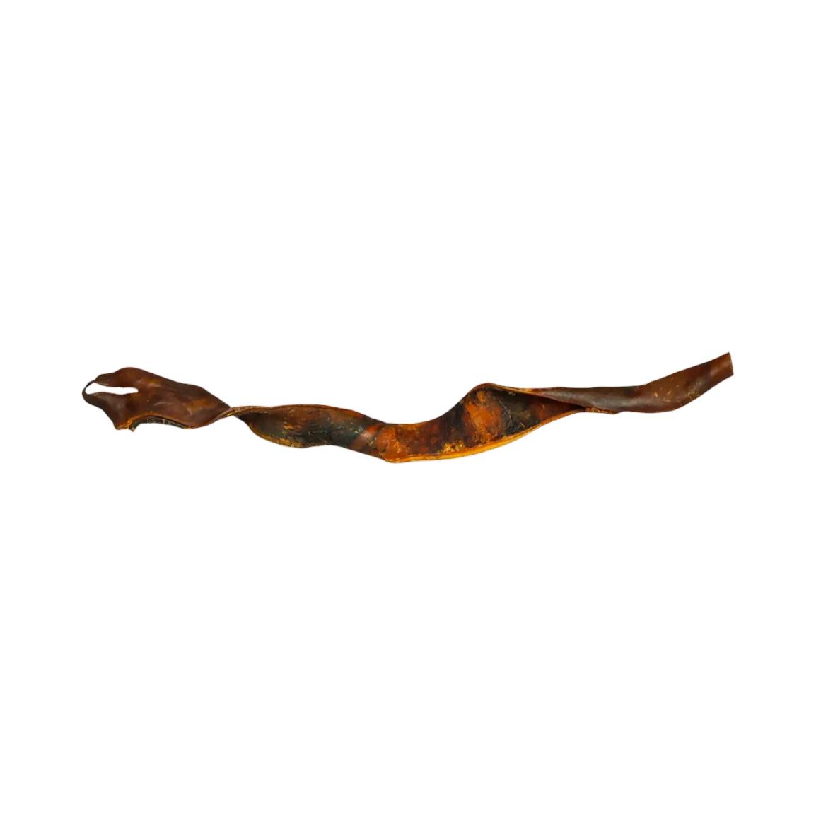 Lanière de peau de cerf séchée torsadée, une pièce