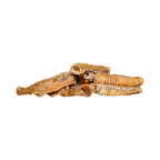 Trachées d'agneau séchées empilées