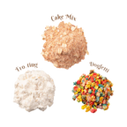 Contenu du kit : préparation, glaçage et Dogfetti colorés