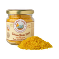 Bocal en verre Golden Paste Dust, tas de poudre jaune