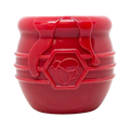 Pot rouge vu de face