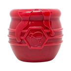 Pot rouge vu de face