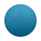 Ballon bleu vu seul, logo en relief
