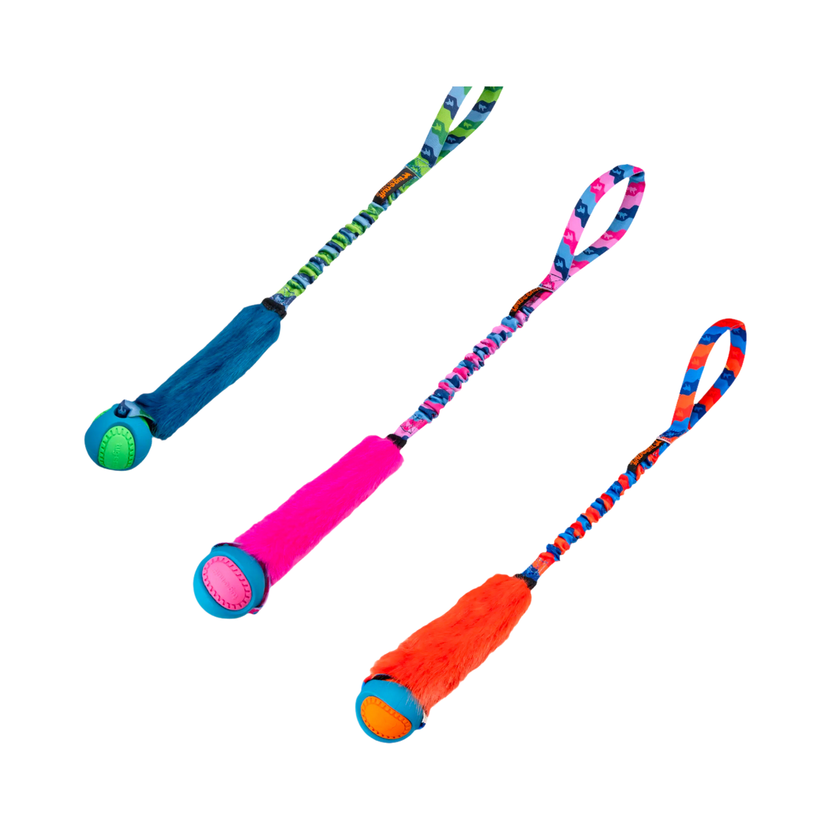 Trois modèles bleu, rose et orange avec poignée élastique