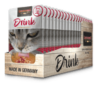 Présentoir de bouillons pour chat au bœuf Leonardo, sachets de 40 g