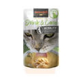 Sachet vert Leonardo Drink & Care Mobility avec chat