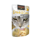 Sachet doré Leonardo Drink & Care Urinary avec chat