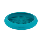 Tapis UFO turquoise vu de profil