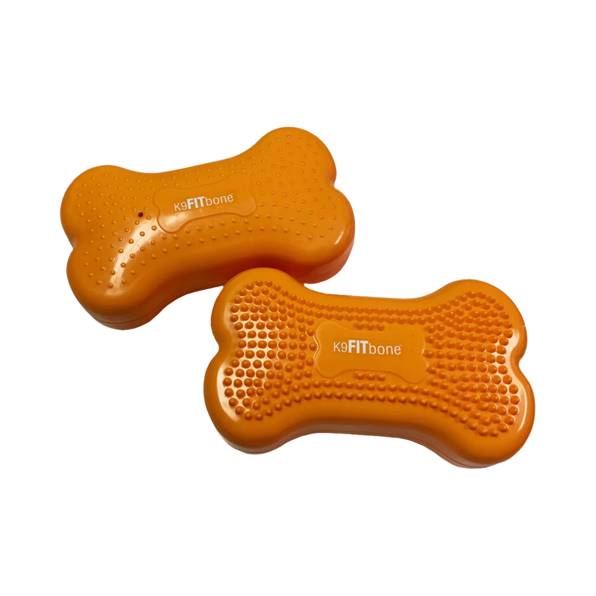 Deux petits os gonflables orange