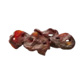 Trois nez de cochon séchés alignés
