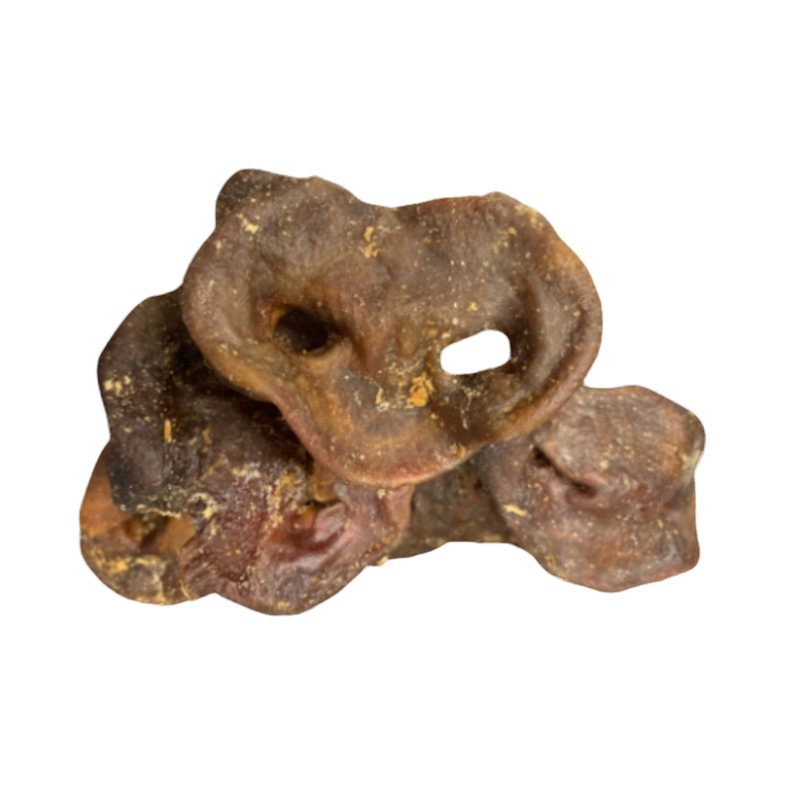 Nez de cochon séchés empilés