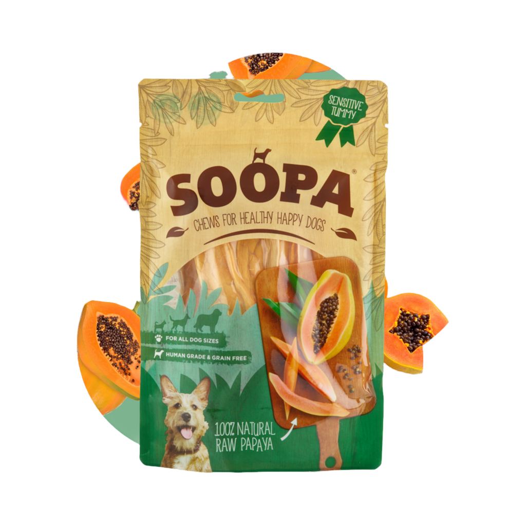 Sachet Soopa papaye séchée avec tranches de papaye