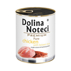 Pâtée monoprotéine Dolina Noteci Premium Pure poulet et riz brun – boîte 800 g