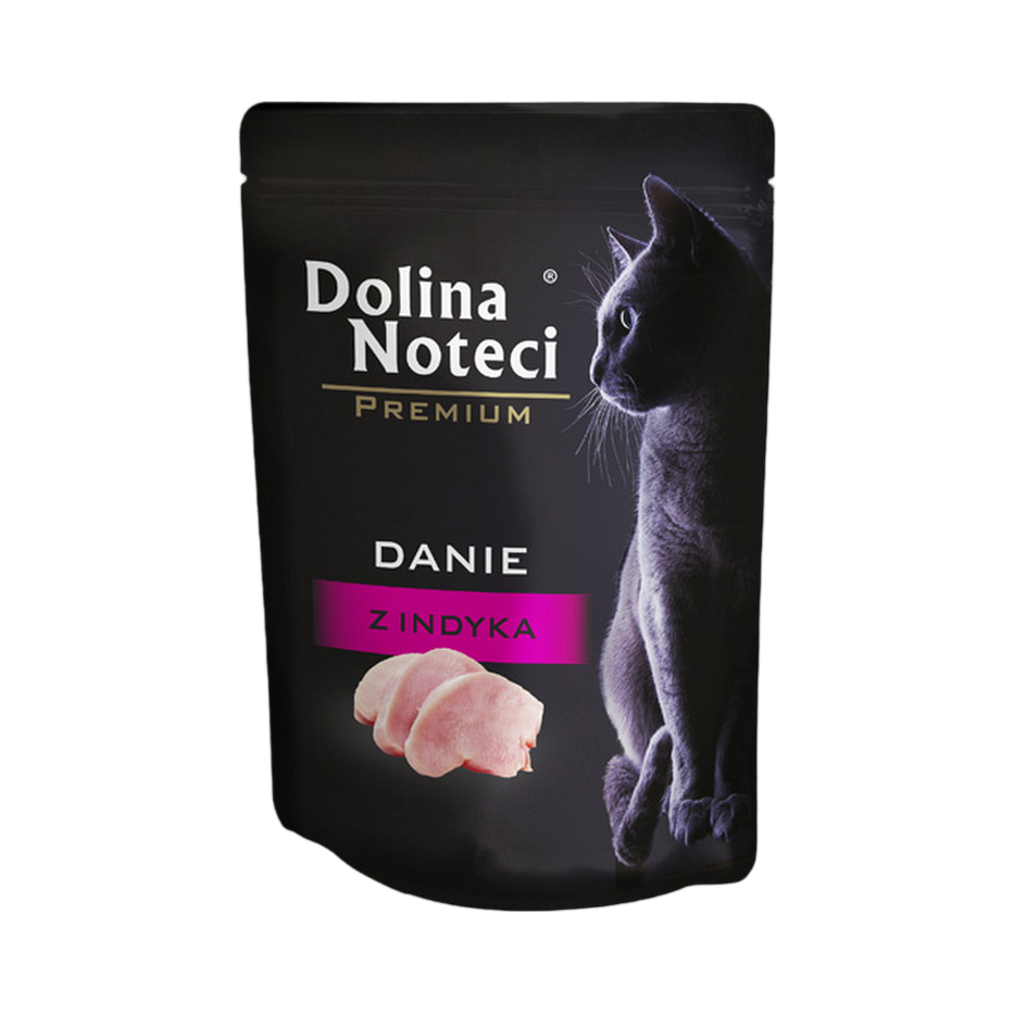 Pâtée pour chat à la dinde Dolina Noteci – sachet de 85 g