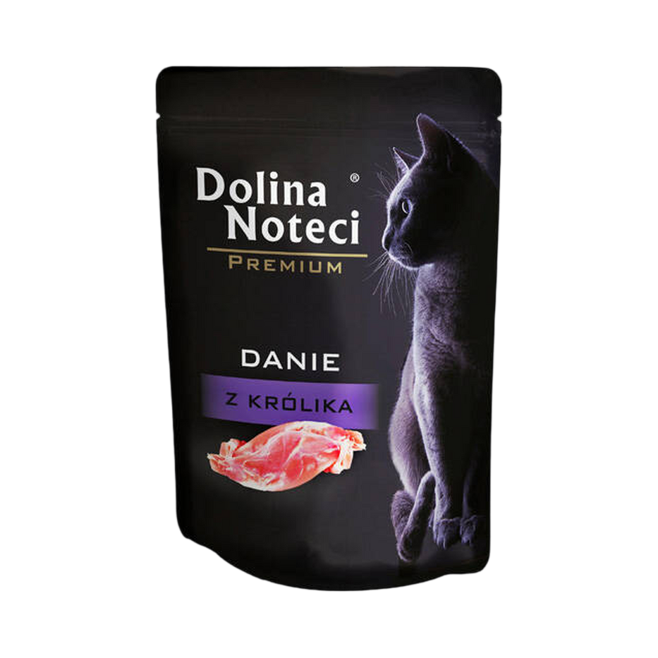 Pâtée pour chat au lapin Dolina Noteci – sachet de 85 g