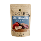 Pâtée pour chat au poisson blanc et aux viandes Luger's – sachet de 85 g