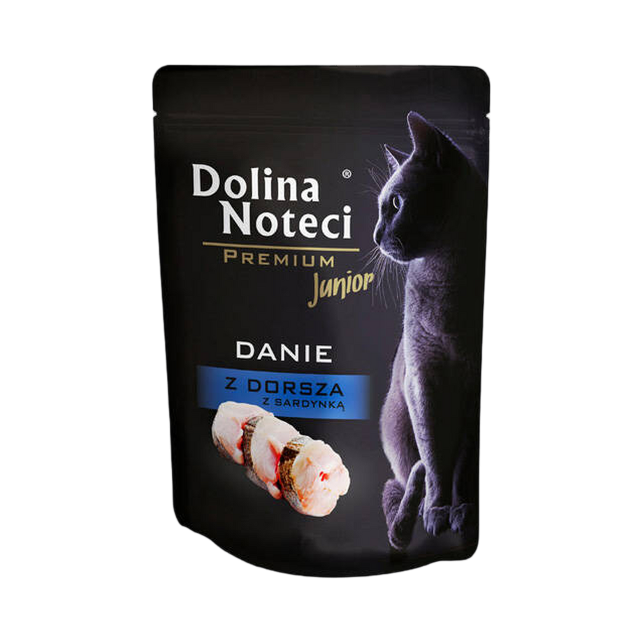 Pâtée pour chat au poisson Dolina Noteci – sachet de 85 g