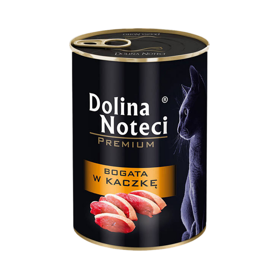 Pâtée pour chat au canard Dolina Noteci – boîte de 400 g