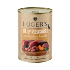 Pâtée Luger's Daily Pleasures cœurs de poulet et carotte – boîte 400 g