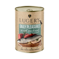 Pâtée Luger's Daily Pleasures morue, maquereau, riz brun et tomate – boîte 400 g