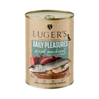 Pâtée Luger's Daily Pleasures morue, maquereau, riz brun et tomate – boîte 400 g