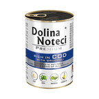 Pâtée Dolina Noteci Premium riche en cabillaud et brocoli – boîte 400 g