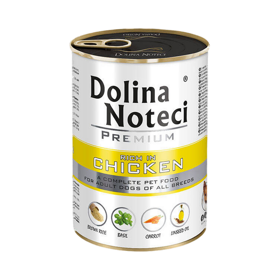 Pâtée Dolina Noteci Premium riche en poulet – boîte 400 g