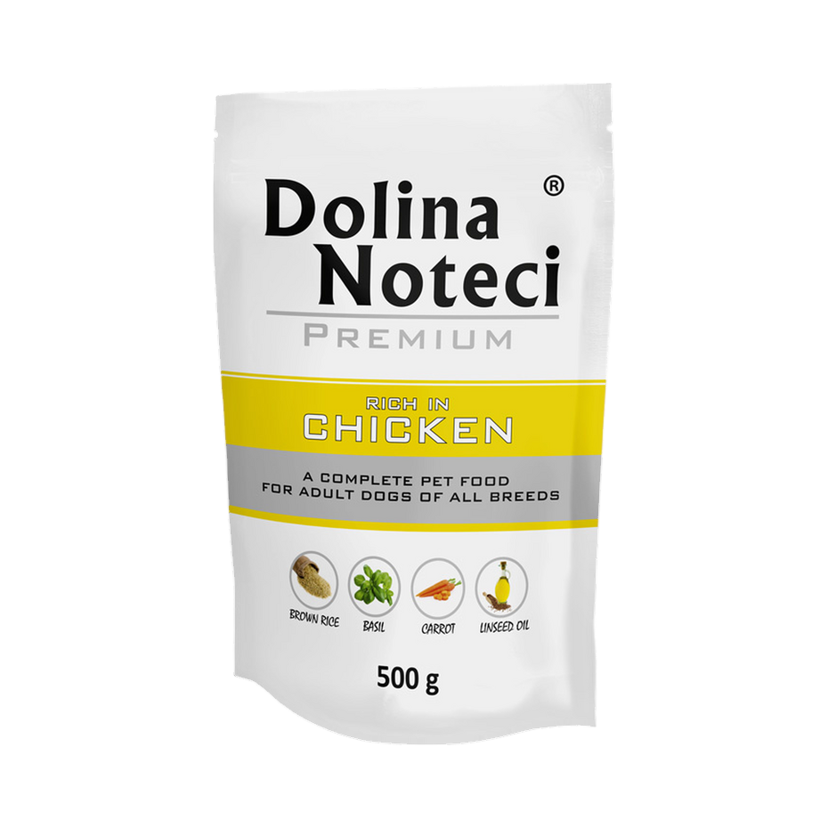 Pâtée Dolina Noteci Premium riche en poulet – sachet 500 g