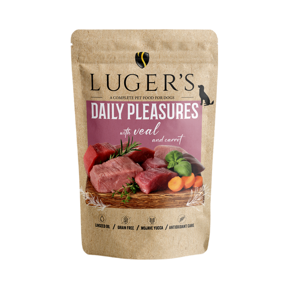 Pâtée Luger's Daily Pleasures veau et carotte – sachet 500 g