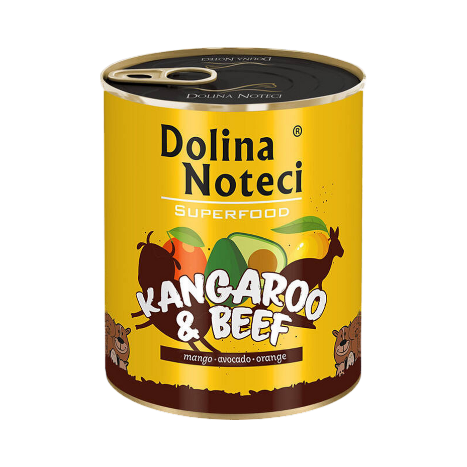 Pâtée Dolina Noteci Superfood kangourou et bœuf – boîte 800 g