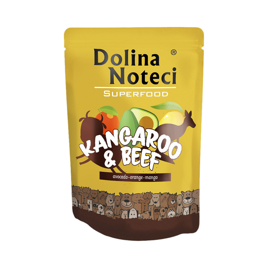 Pâtée Dolina Noteci Superfood kangourou et bœuf – sachet 300 g