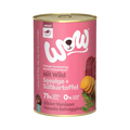 Boîte de conserve rose WOW Mit Wild avec patate douce