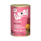 Boîte de conserve rose WOW Mit Wild avec patate douce